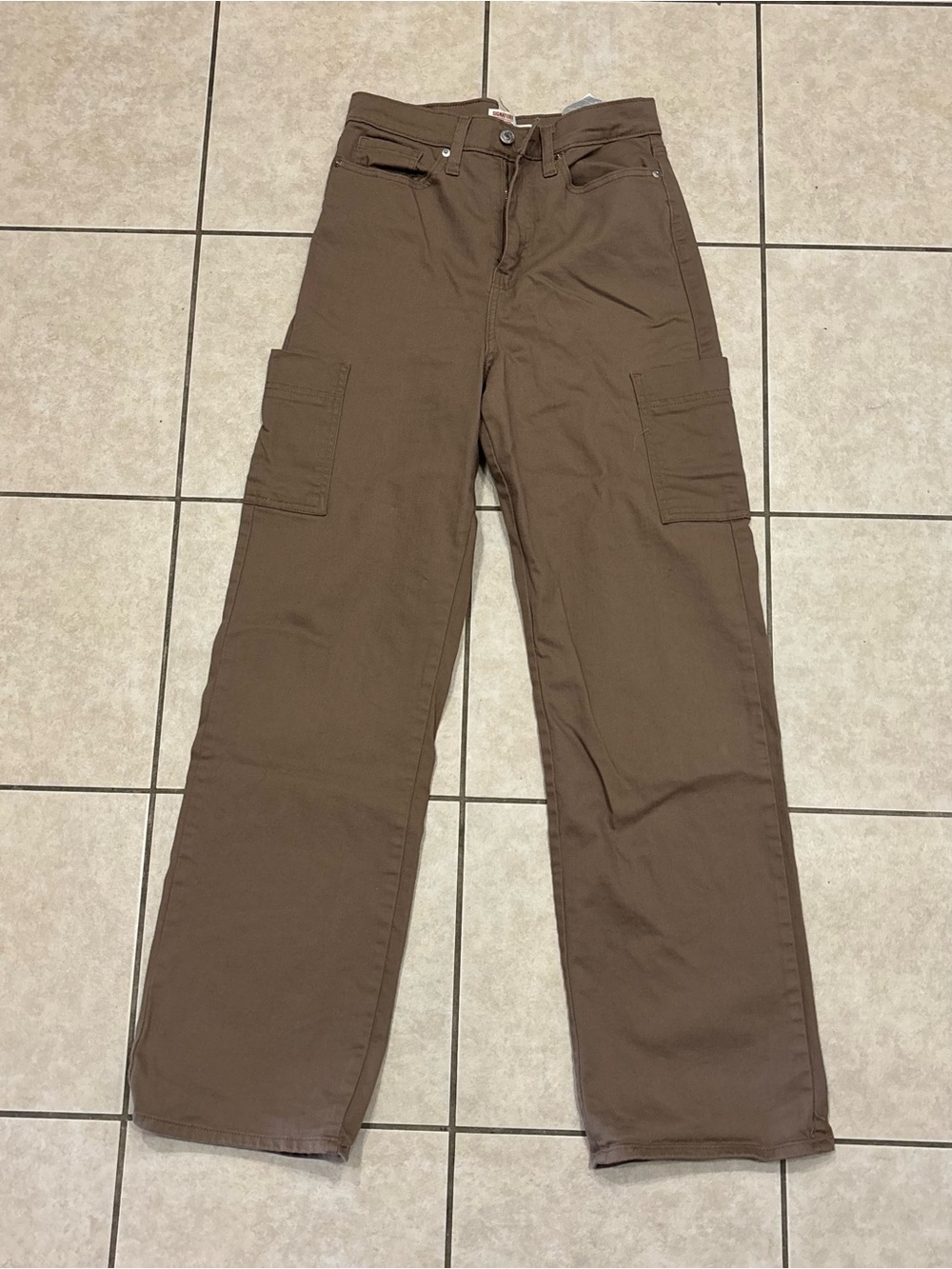 Levi's Signature Strauss Brown Cargo Trousers